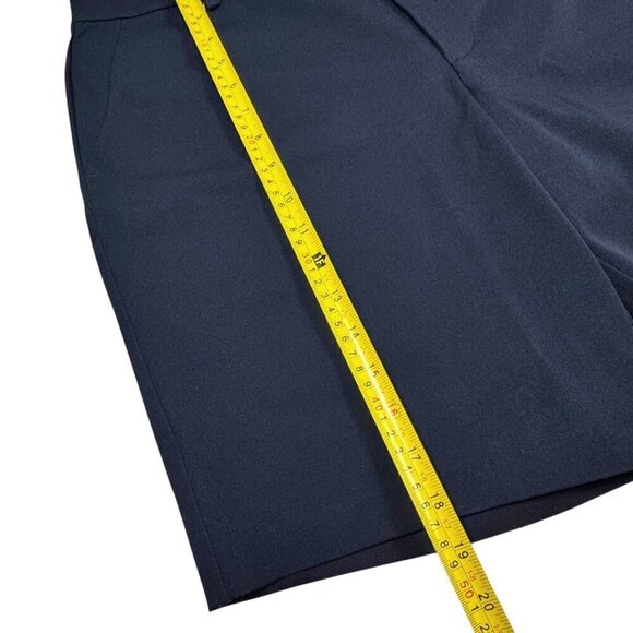 Lauren Ralph Lauren Chino Shorts Sz.L Navy Blue Classic Fit  Logo Golf Nautical - Picture 7 of 9